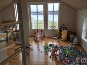 ノルウェーの子供の遊ぶ部屋